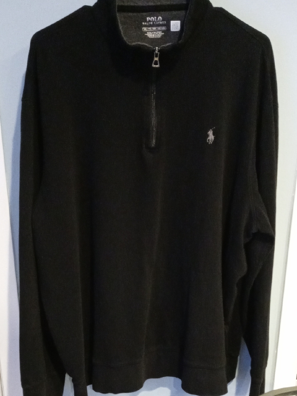 Mens 3/4 Zip Sweatshirt